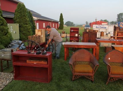 Shipshewana antique market, shipshewna outdoor sales