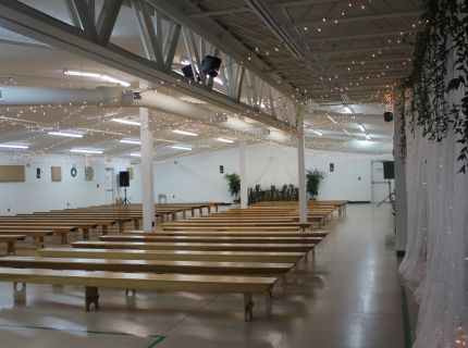 Farmstead Expo Barn Shipshewana Wedding Venue