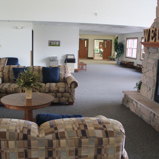 Farmstead Inn Conference Center Lobby in Shipshewana