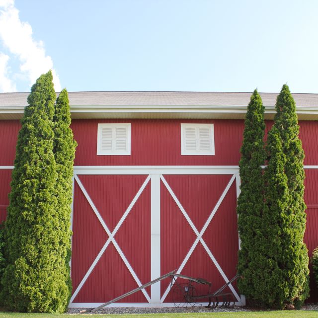 Shipshewana Indiana Farmstead Expo Barn Event Venue Exterior