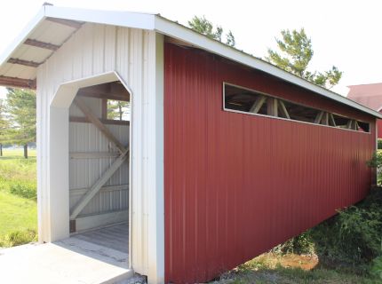 Bridge to Menno-Hof, Farmstead Inn, Shipshewana IN, Shipshewana Indiana